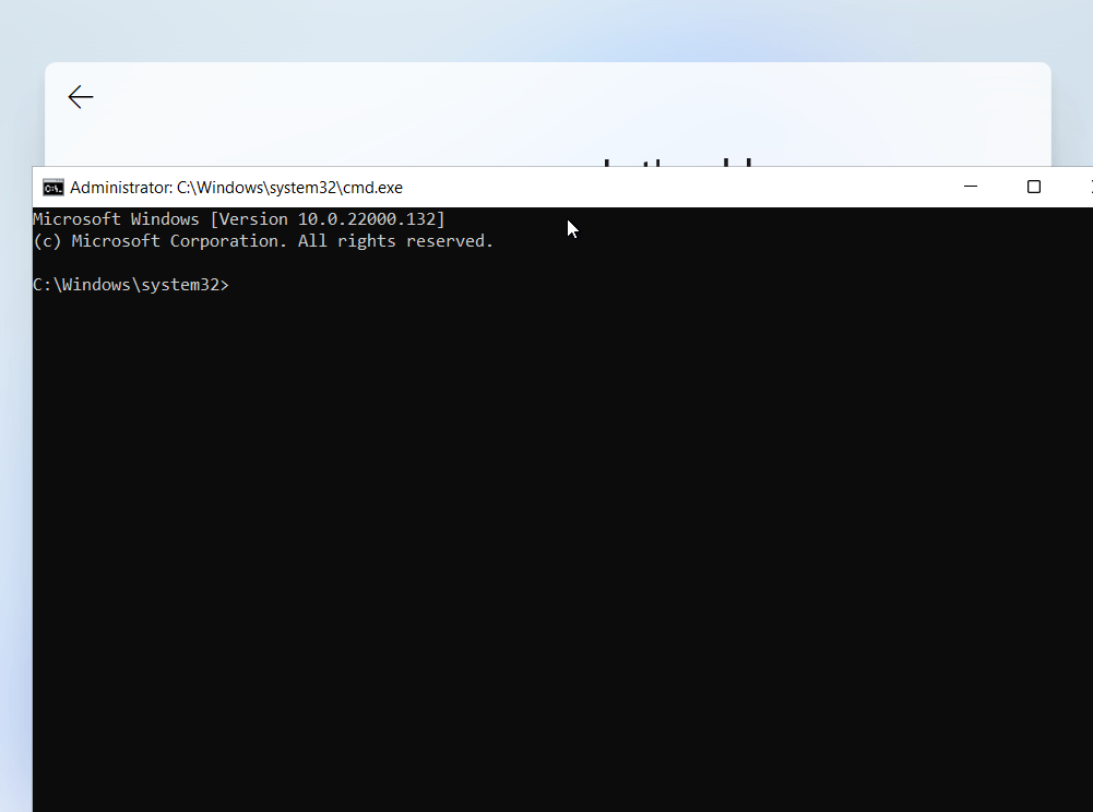 Windows 11 OOBE command prompt